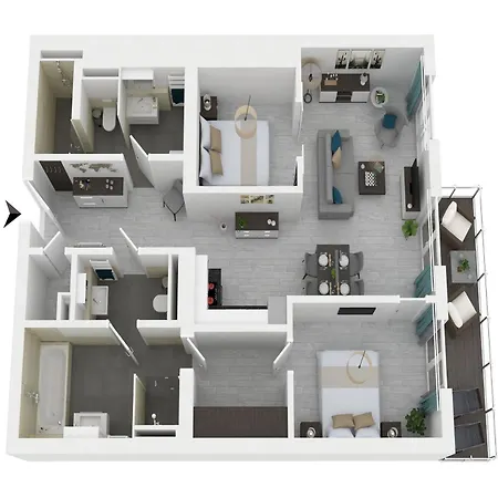 Alte Seefahrtschule - Zwei Wasser 4*